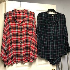 Lucky brand flannel shirts
